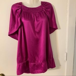 100% SILK BCBG MAXAZRIA TOP SIZE L